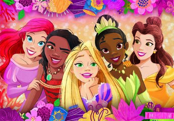 Puzle 24 piezas Maxi Princesas Disney