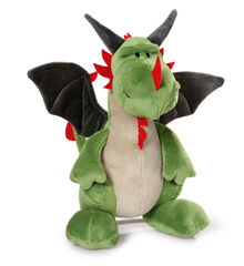 Peluche Drag&oacute;n Verde 30 cm