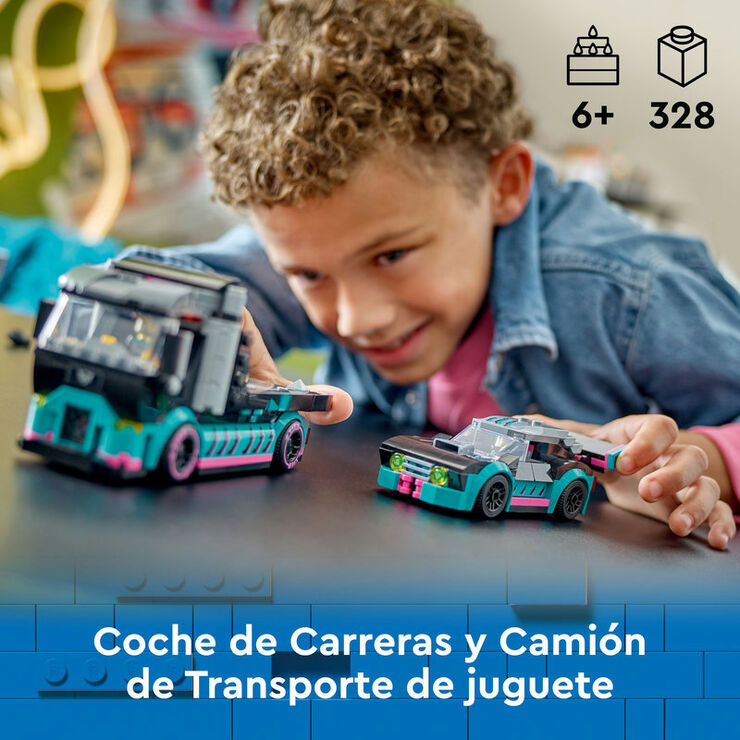 LEGO&reg; City Cotxe de Carreres i Cami&oacute; de Transport 60406