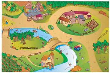 Tapiz de juego Campo Abacus