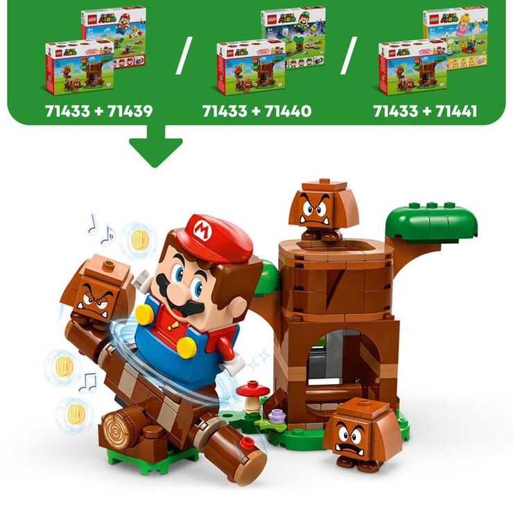 LEGO&reg; Super Mario Zona de joc dels Goombas 71433