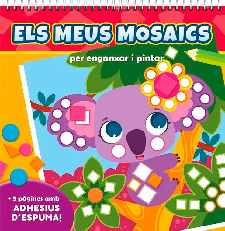 Els meus mosaics per enganxar i pintar. Animals salvatges