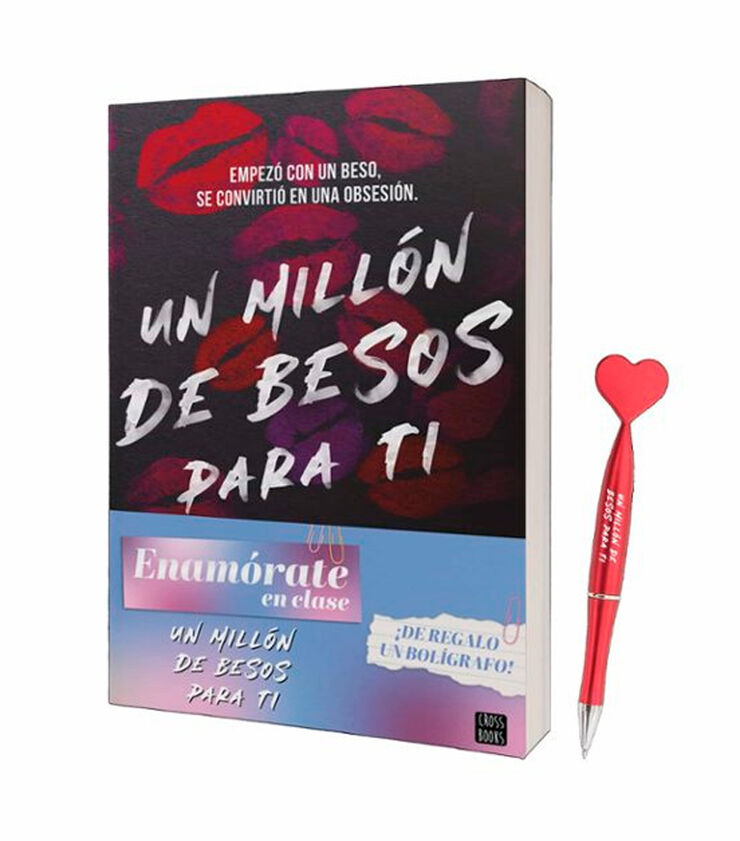 Pack Un mill&oacute;n de besos para ti + Boligrafo