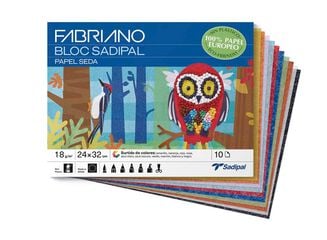 Bloque de Papel de seda Sadipal 24x32cm 10 hojas