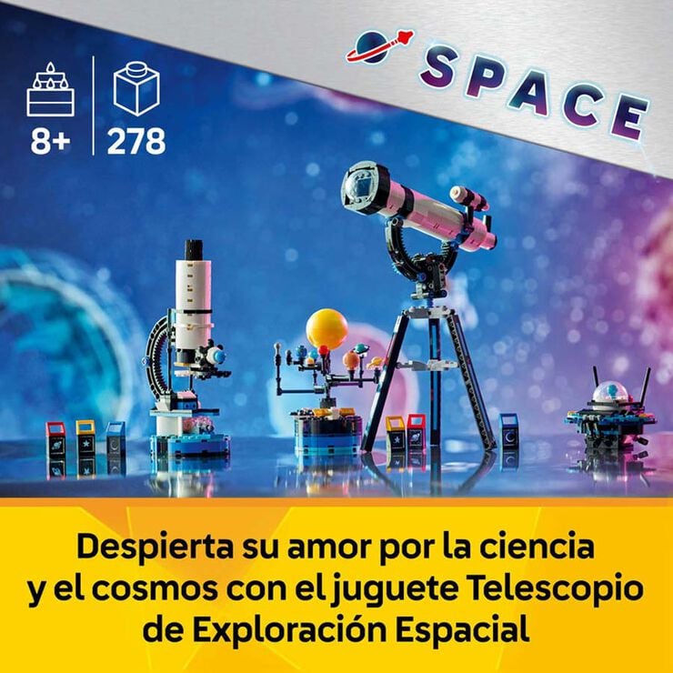 LEGO&reg; LEGO Creator Telescopio de Exploraci&oacute;n Espacial 31378