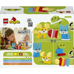 LEGO&reg; DUPLO My First Simp&agrave;tiques Mascotes Creatives &laquo;3 en 1&raquo; 10477