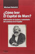 &iquest;C&oacute;mo leer El Capital de Marx?