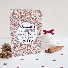 Postal Happy Mots Cat-M'enamoro&hellip;