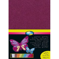 Cartulina Glitter Clairefontaine A4 10 hojas
