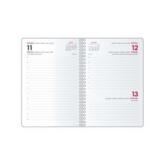 Agenda Gloss 12,5x18 dia/p&agrave;g castell&agrave; 2025 blau