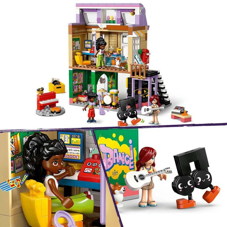 LEGO&reg; Friends Tienda de M&uacute;sica y Apartamento 42653