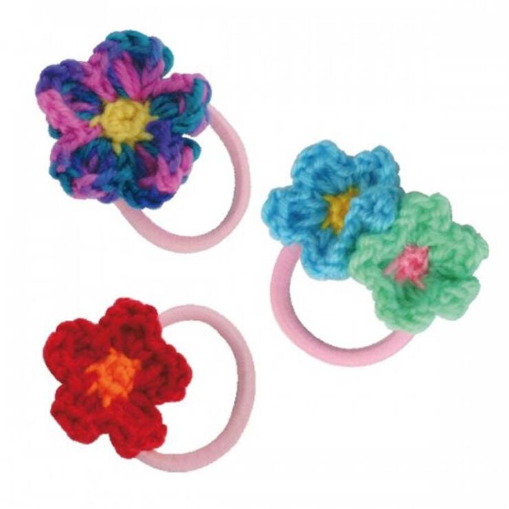 Adornos de Flores con Ganchillo