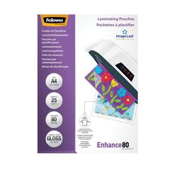 Funda plastificar Fellowes A4 80 micres 25u