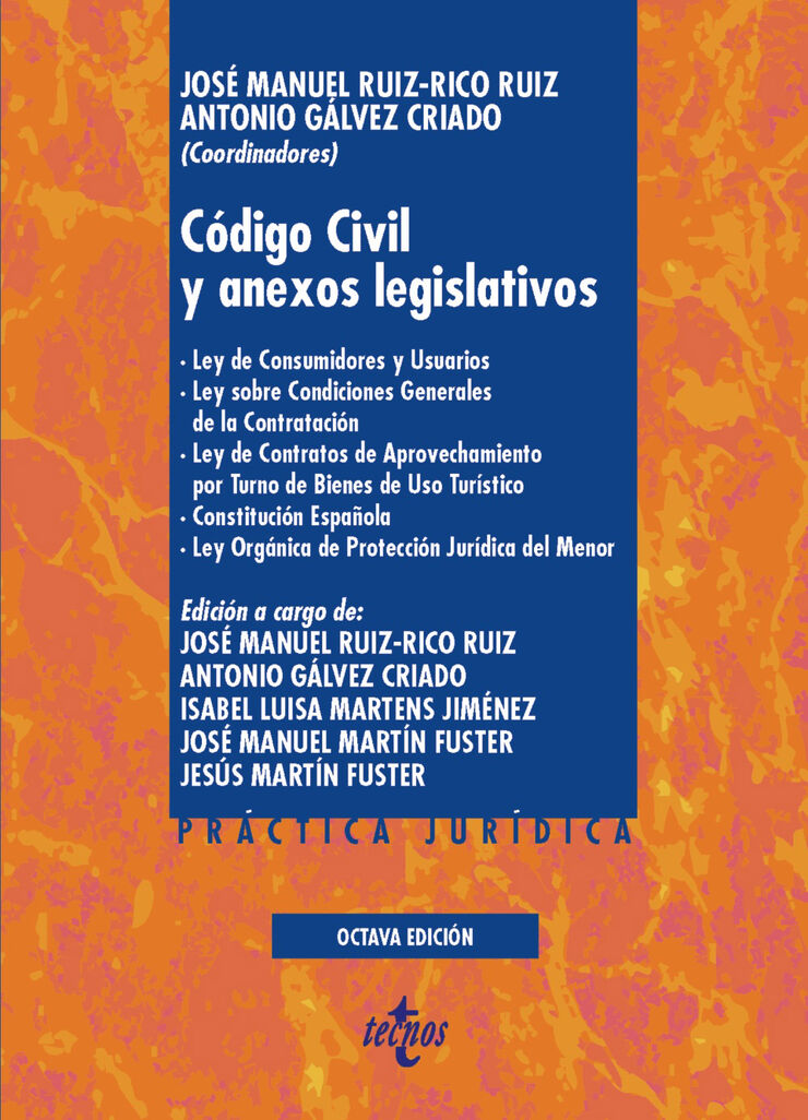 C&oacute;digo Civil y anexos legislativos