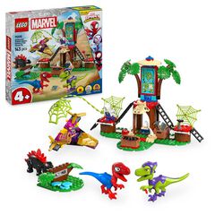LEGO&reg; Spidey Spidey i Gobby: Batalla de Raptors a la Base de la Casa de l'Arbre 11200