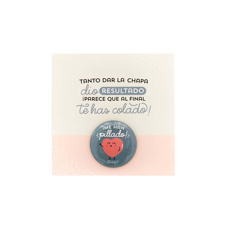 Postal + Chapa Mr.Wonderful Tanto dar la chapa&hellip;