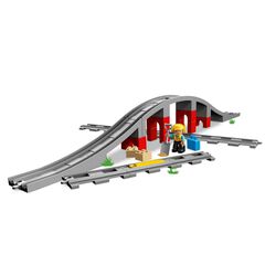 LEGO&reg; Duplo Puente y v&iacute;as ferroviarias 10872
