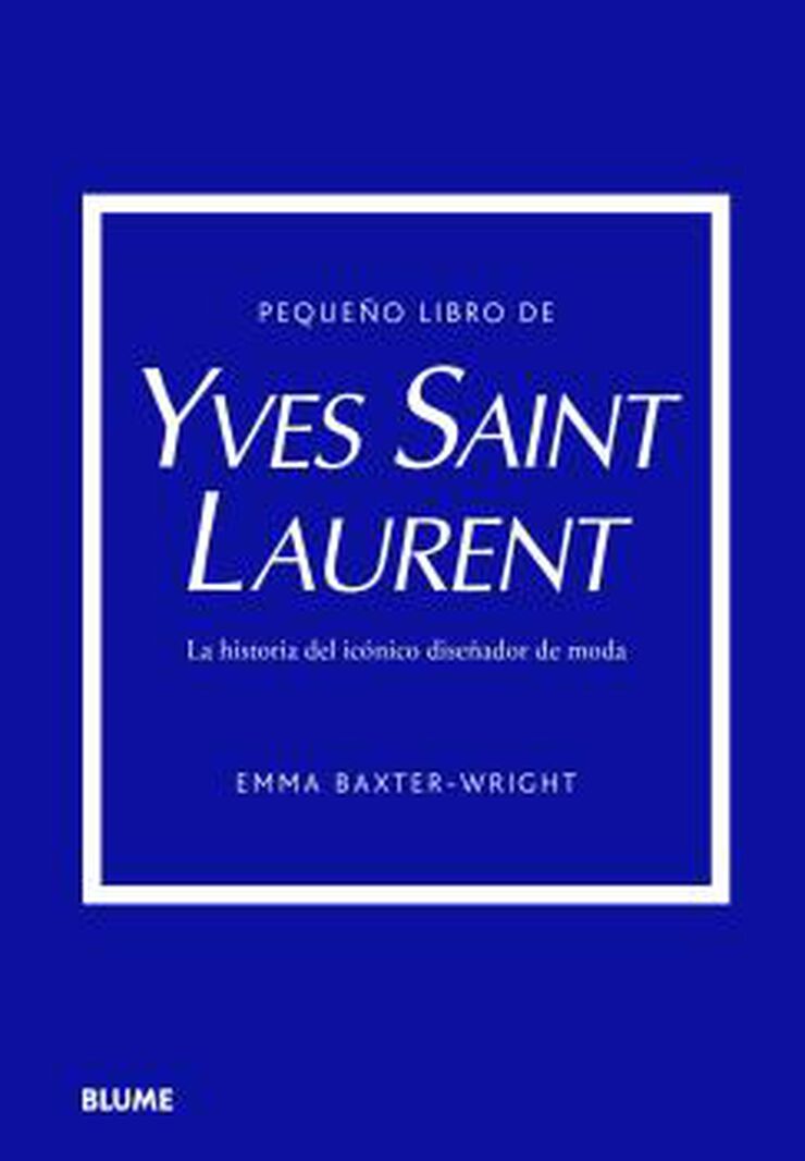 Peque&ntilde;o libro de Yves Saint Laurent