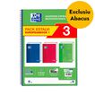 Notebook 1 Oxford A4 80 hojas 5x5 colores vivos 3u
