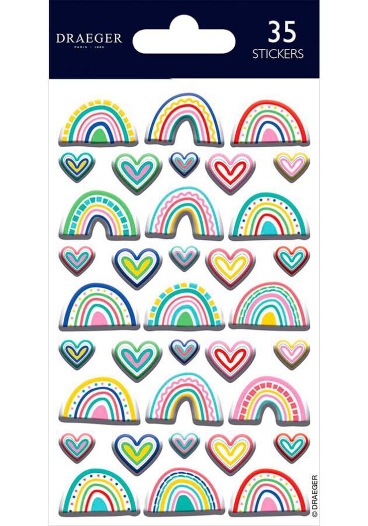 Pegatinas Draeger Arco Iris 35u