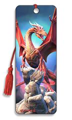 Punt de llibre 3D red dragon