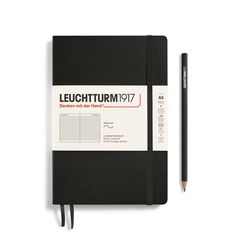 Llibreta Leuchtturm A5 tapa tova ratlla black