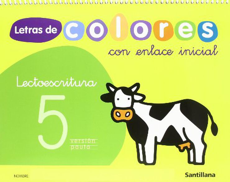 Lectoescritura 5 Letras Colores