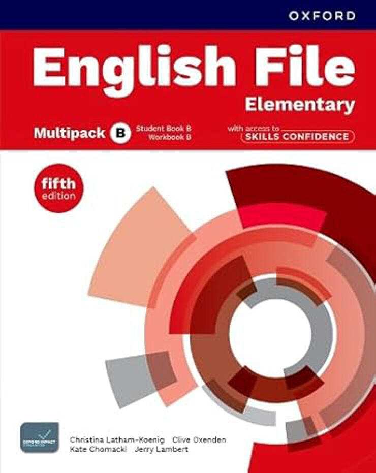 English File fifth edition Elementary Student Book & Workbook with access to Skills Confidence multi-pack B