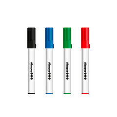 Retolador pissarra blanca Abacus 4 colors