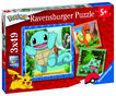 Puzle 3x49 peces Pok&eacute;mon