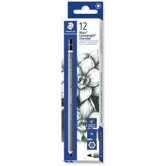 Llapis Graphite Mars Lumograph H 12u