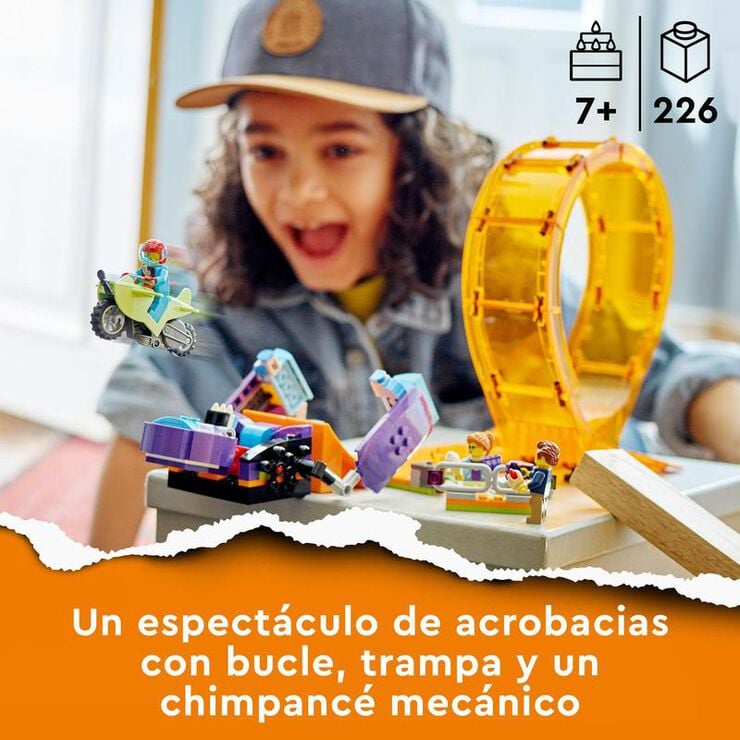 LEGO&reg; City Stuntz Ris Acrob&agrave;tic: Ximpanz&eacute; Devastador 60338