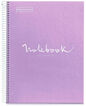 Notebook Miquelrius Emotions A4 80 hojas 5x5 lavanda