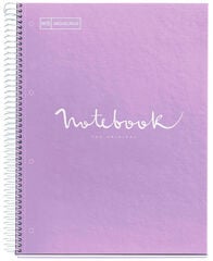 Notebook Miquelrius Emotions A4 80 hojas 5x5 lavanda