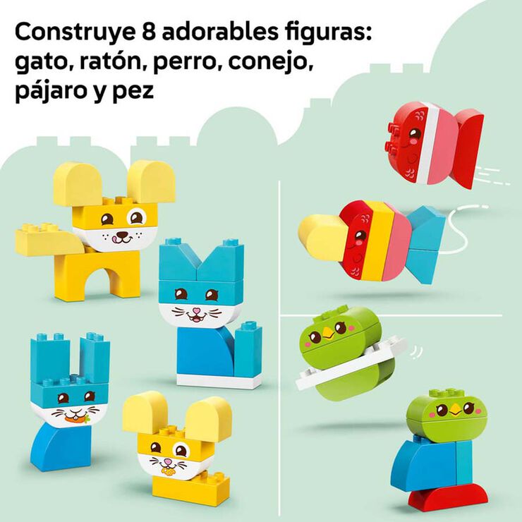 LEGO&reg; DUPLO My First Simp&agrave;tiques Mascotes Creatives &laquo;3 en 1&raquo; 10477