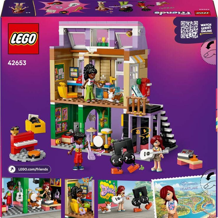 LEGO&reg; Friends Tienda de M&uacute;sica y Apartamento 42653