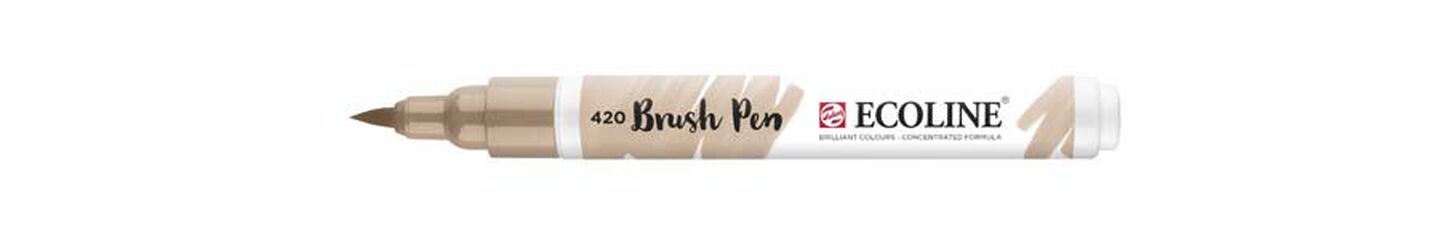 Retolador Ecoline Brush Pen beix 420