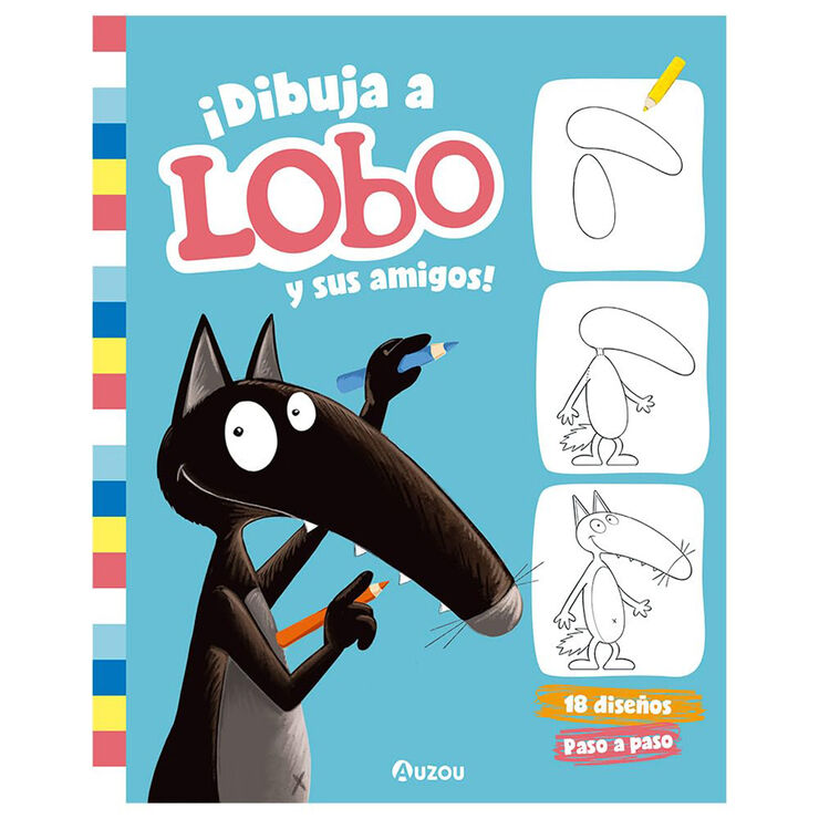 &iexcl;Dibuja a Lobo y sus amigos!