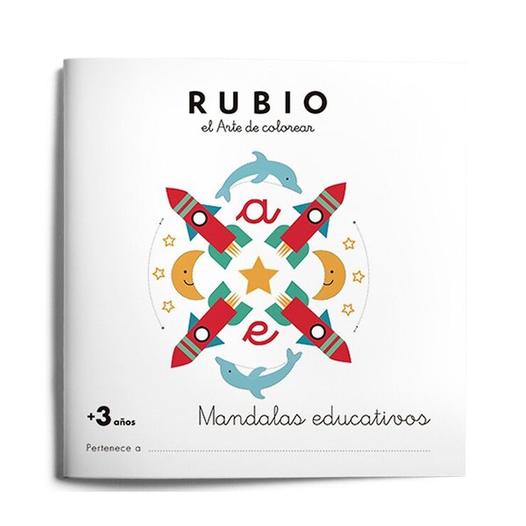 Mandalas Educativos Infantil 3 a&ntilde;os Rubio