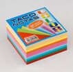 Tac encolat Senfort 10x10cm 10 colors 500 fulls