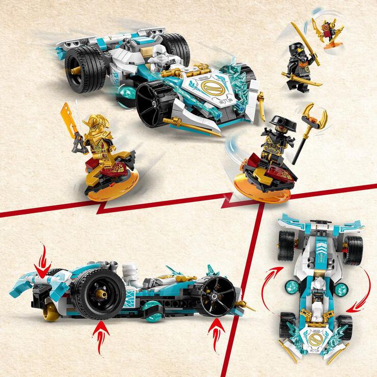 LEGO&reg; NINJAGO Coche de Carreras del Drag&oacute;n de Zane Power Spinjitzu 71791
