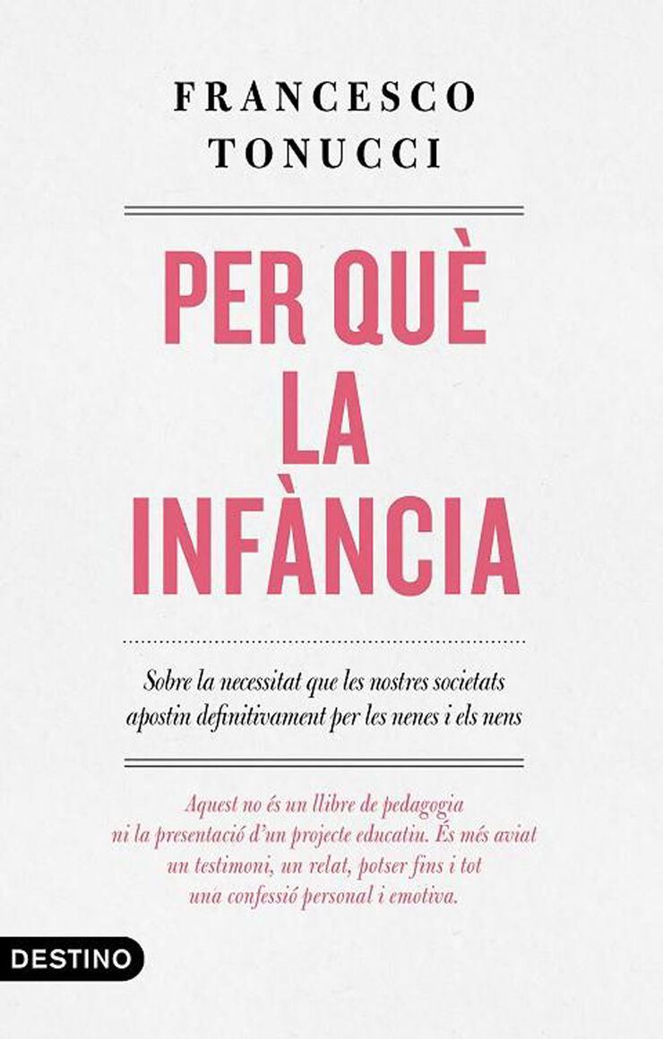 Per qu&egrave; la inf&agrave;ncia