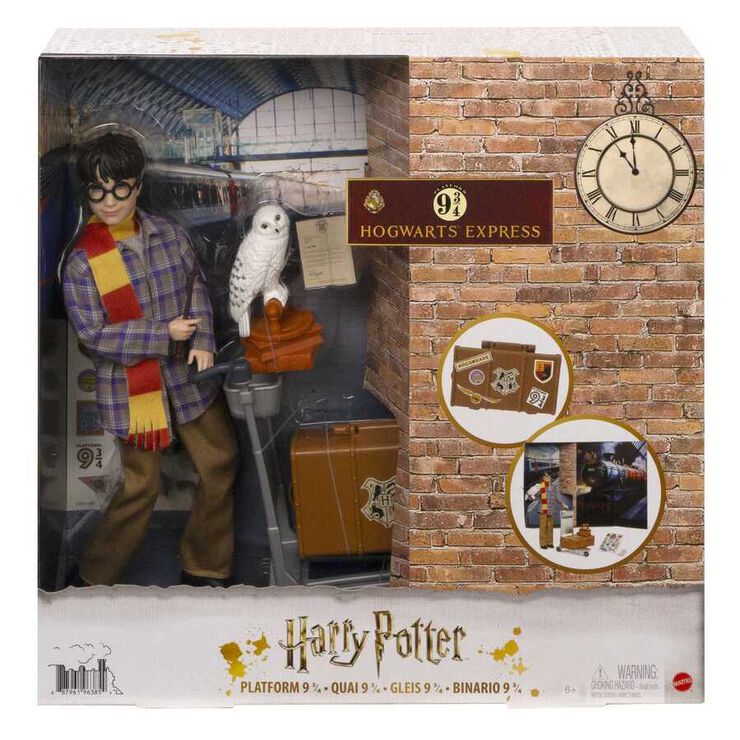 Mu&ntilde;eco Harry Potter en la Plataforma 9 3/4
