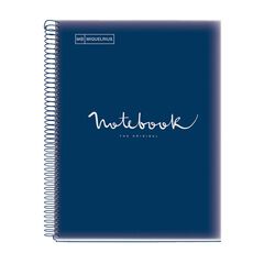 Notebook 1 A4 Miquelrius Emotions 80 hojas azul marino