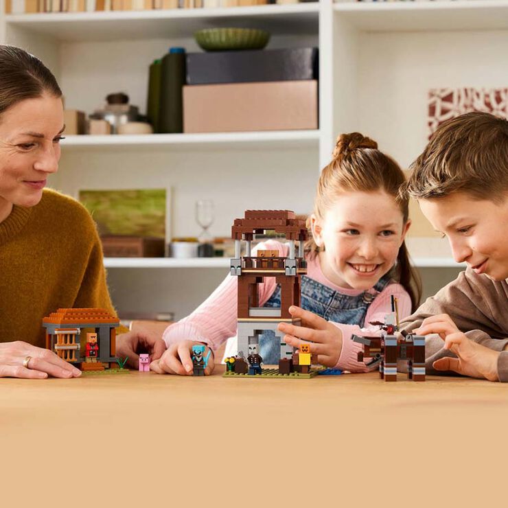 LEGO&reg; Minecraft El Campament dels Salvatges i el Devastador 21278
