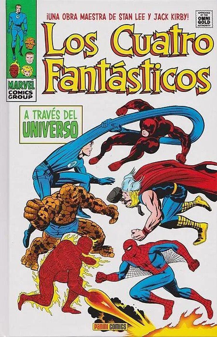Reedici&oacute;n Marvel Gold Omnibus. Los Cuatro Fant&aacute;sticos a traves del universo