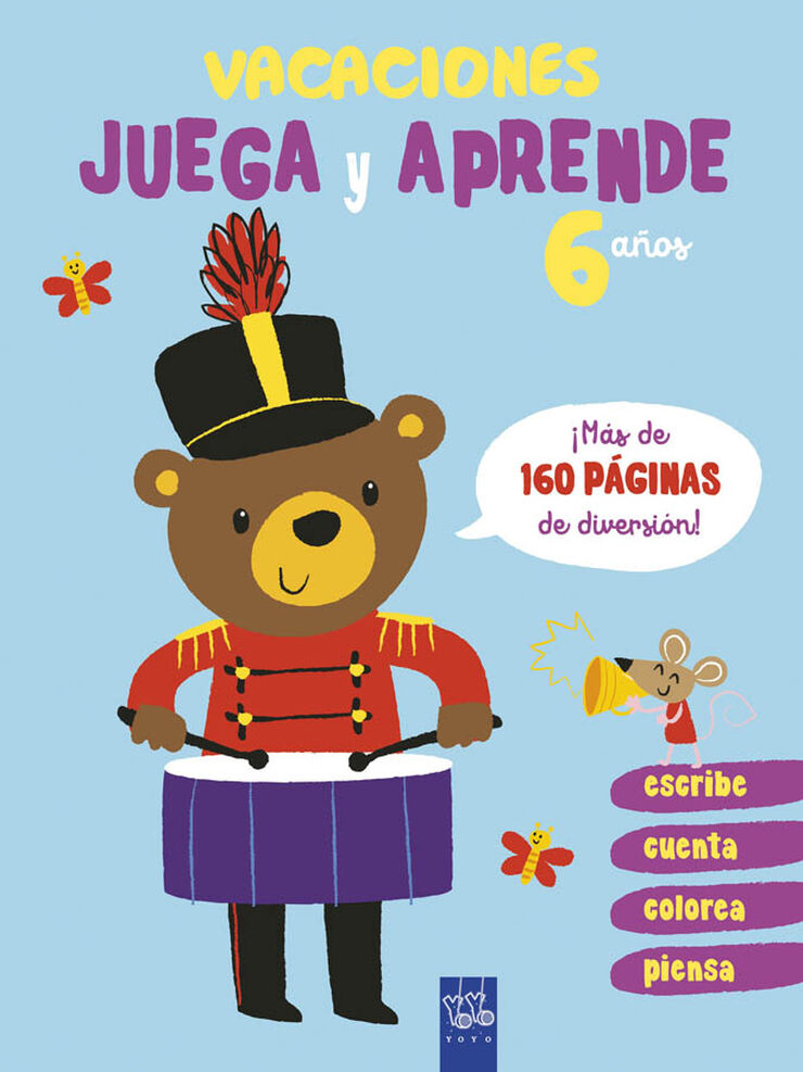 Vacaciones. Juega y aprende. 6 a&ntilde;os