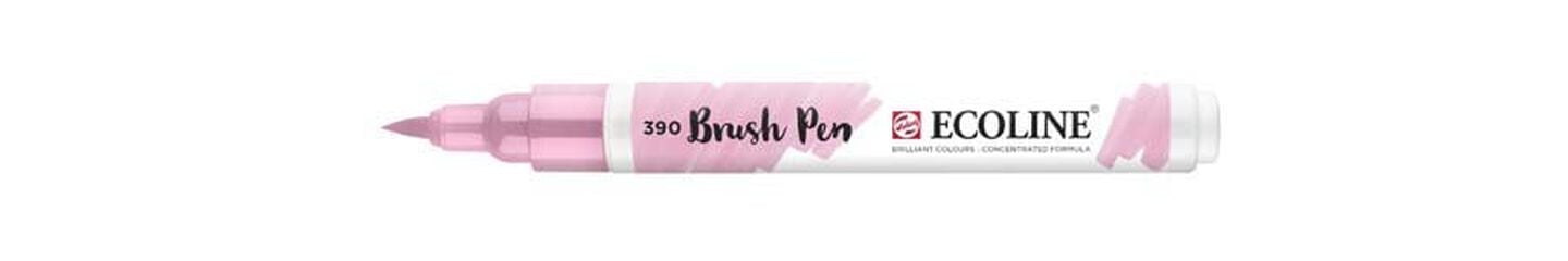 Retolador Ecoline Brush Pen rosa pastel 390