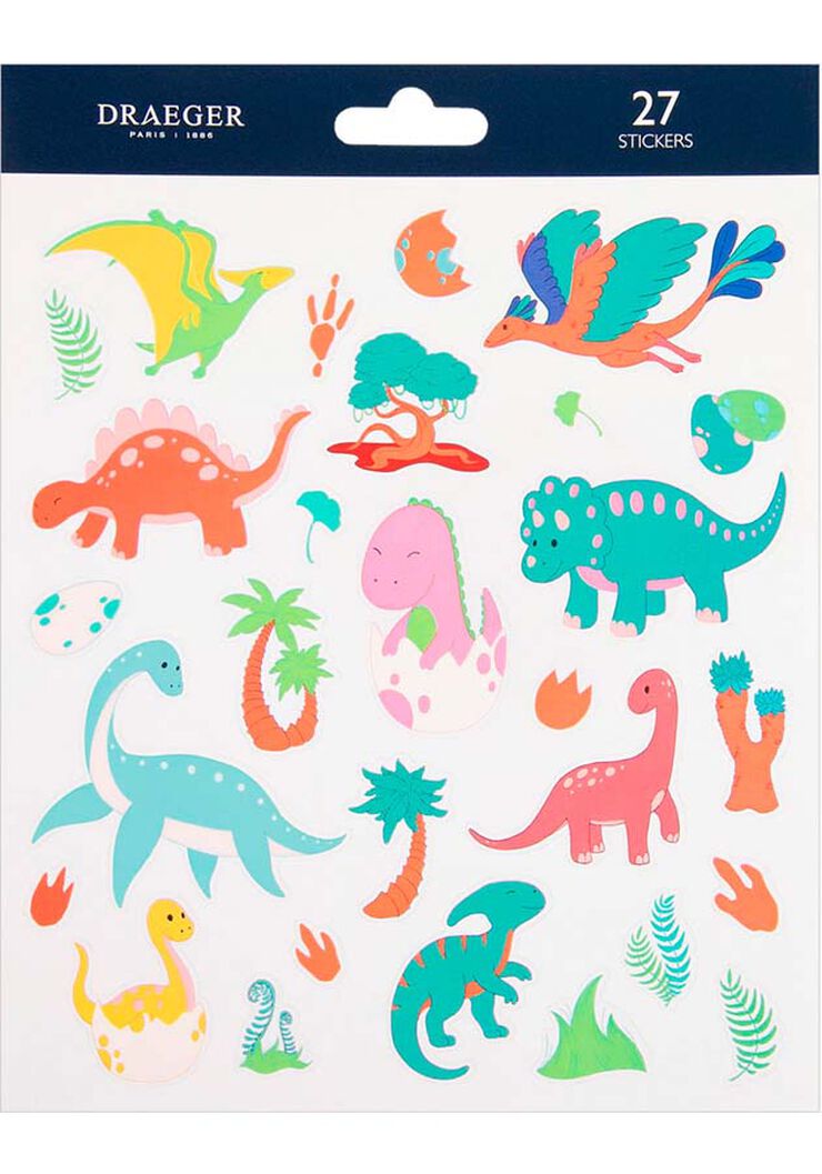 Stickers Draeger Dinosaurio 27u