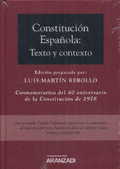 Constituci&oacute;n Espa&ntilde;ola: texto y contexto (Papel + e-book)
